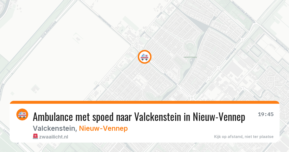 Ambulance met spoed naar Valckenstein in Nieuw-Vennep — 6 jul 2026