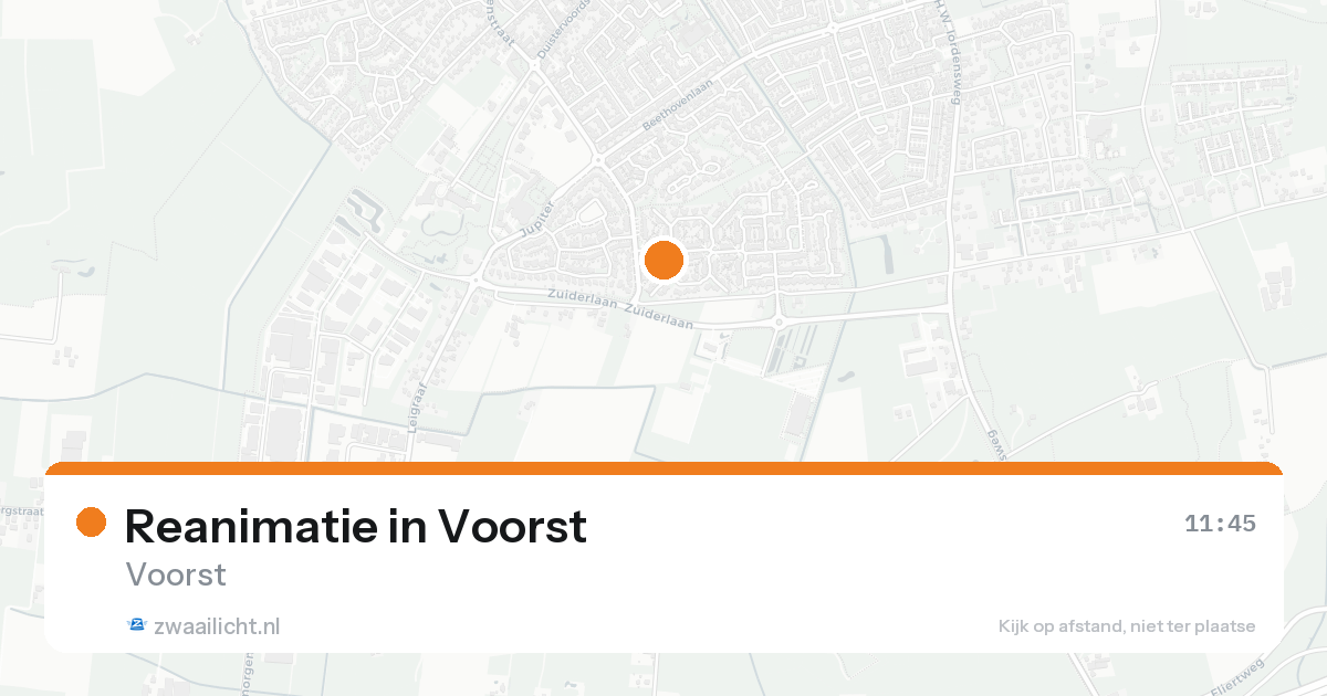 Reanimatie in Voorst — 25 aug 2026
