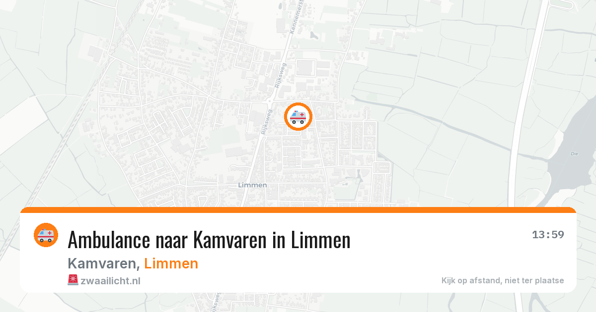 Ambulance naar Kamvaren in Limmen — 19 mei 2026