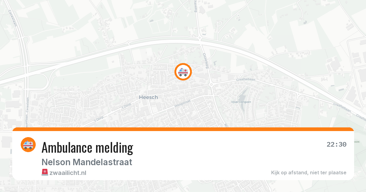 Ambulance melding — 1 apr 2026