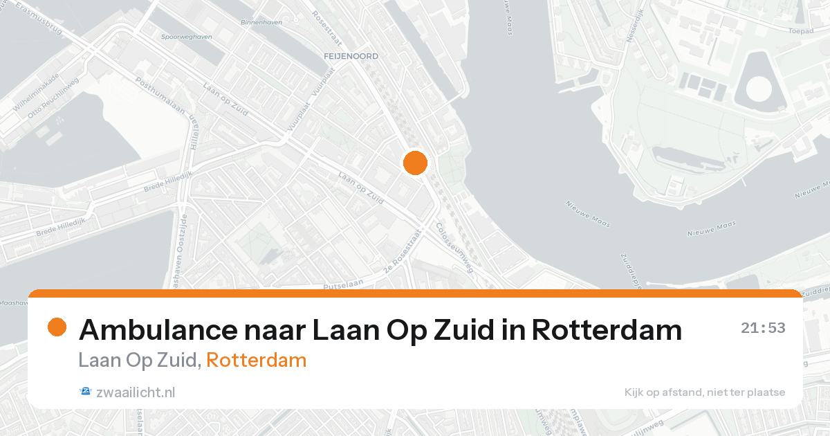 Ambulance naar Laan Op Zuid in Rotterdam — 7 feb 2026