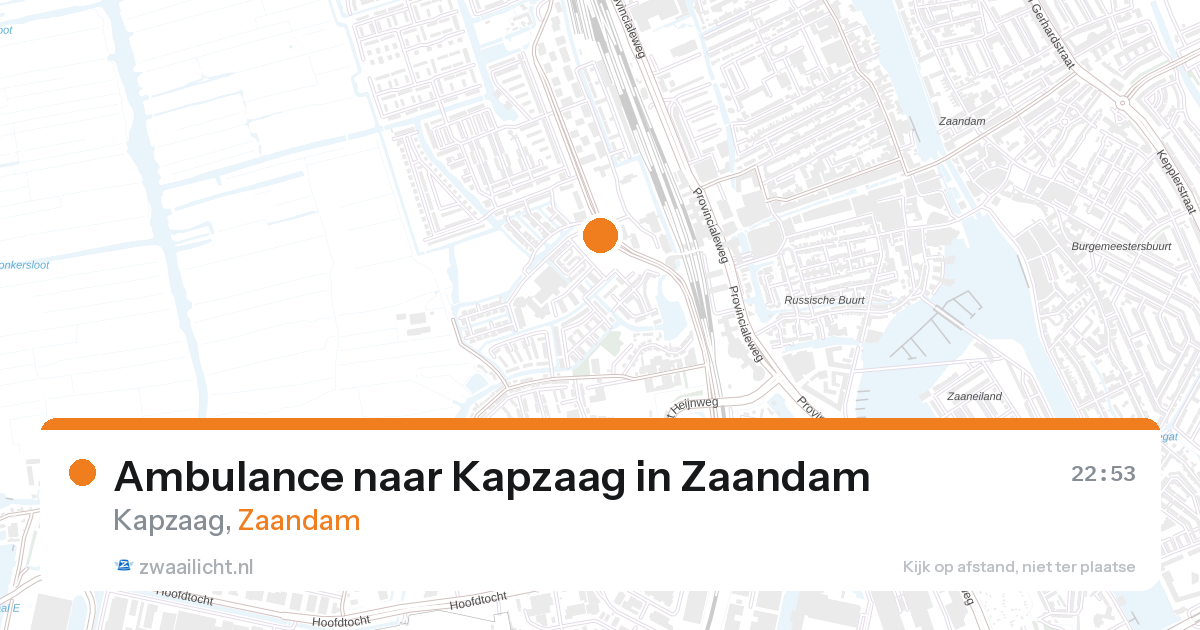 Ambulance naar Kapzaag in Zaandam — 31 jan 2026