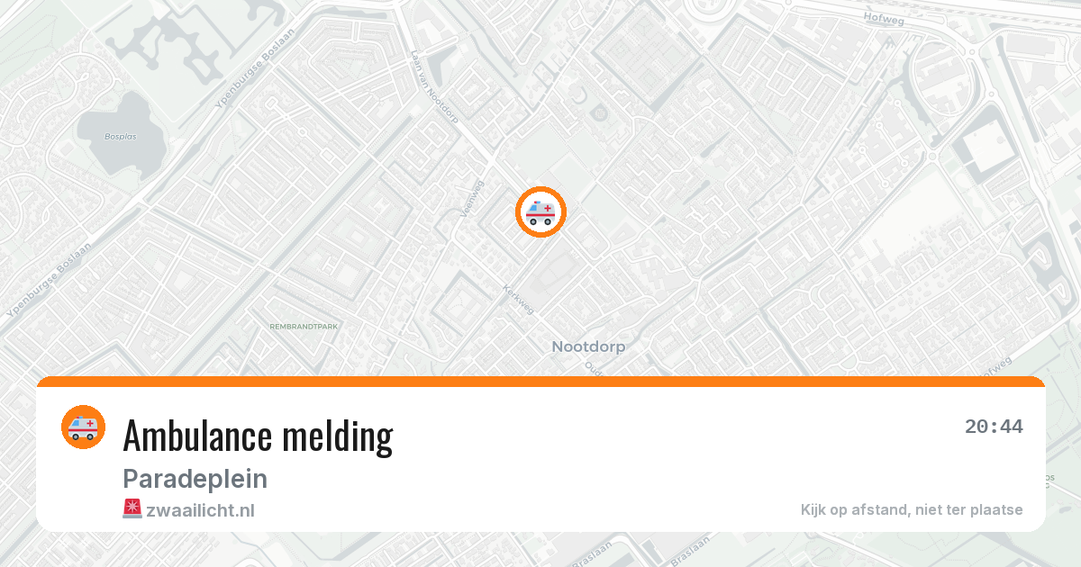 Ambulance melding — 19 feb 2026