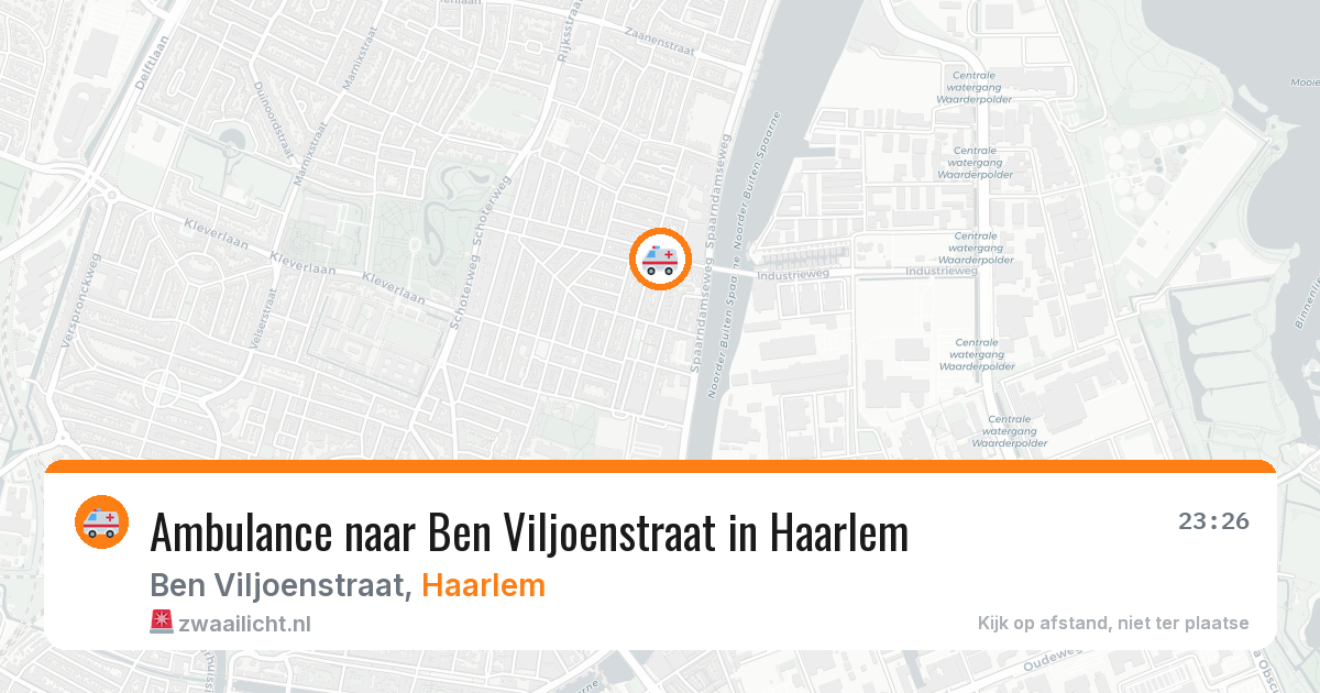 Ambulance naar Ben Viljoenstraat in Haarlem — 7 jun 2026