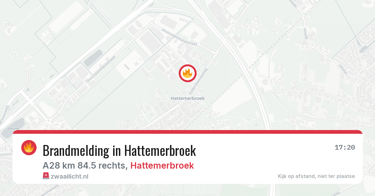 Brandmelding in Hattemerbroek — 1 jun 2026