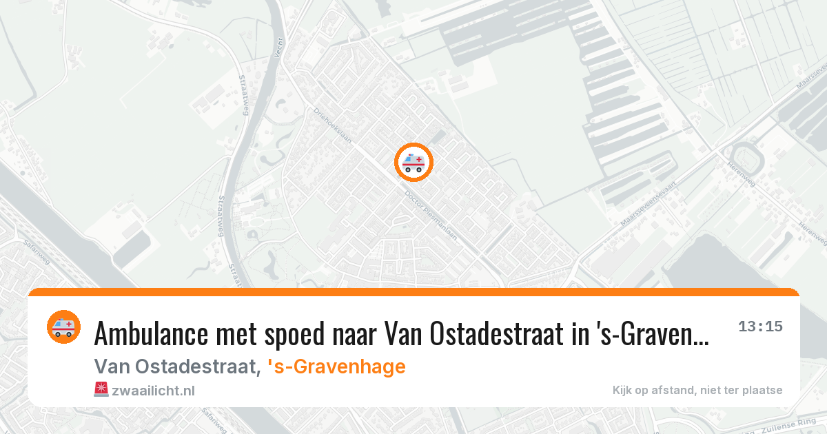 Ambulance met spoed naar Van Ostadestraat in 's-Gravenhage — 11 feb 2026