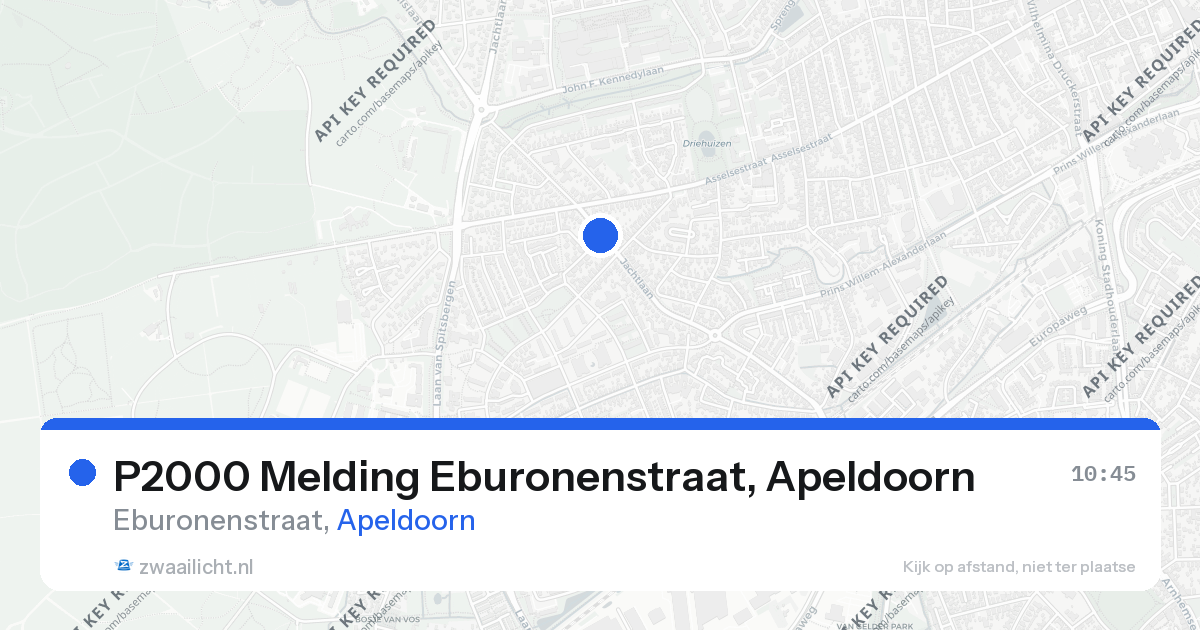 P2000 Melding Eburonenstraat, Apeldoorn — 26 aug 2026