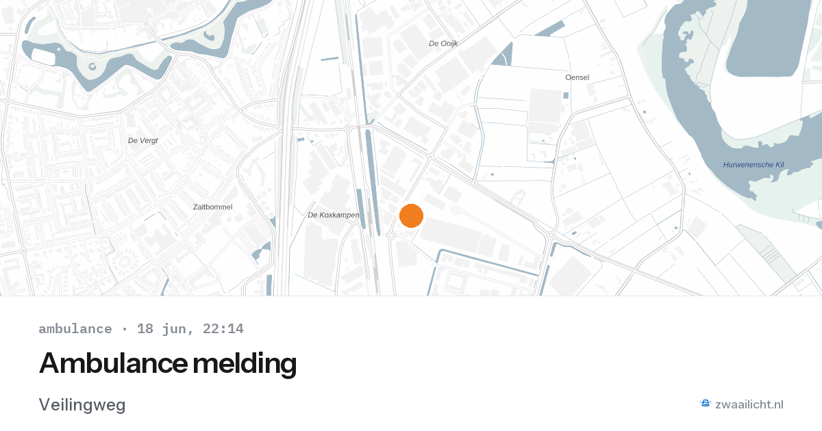 Ambulance melding — 18 jun 2026