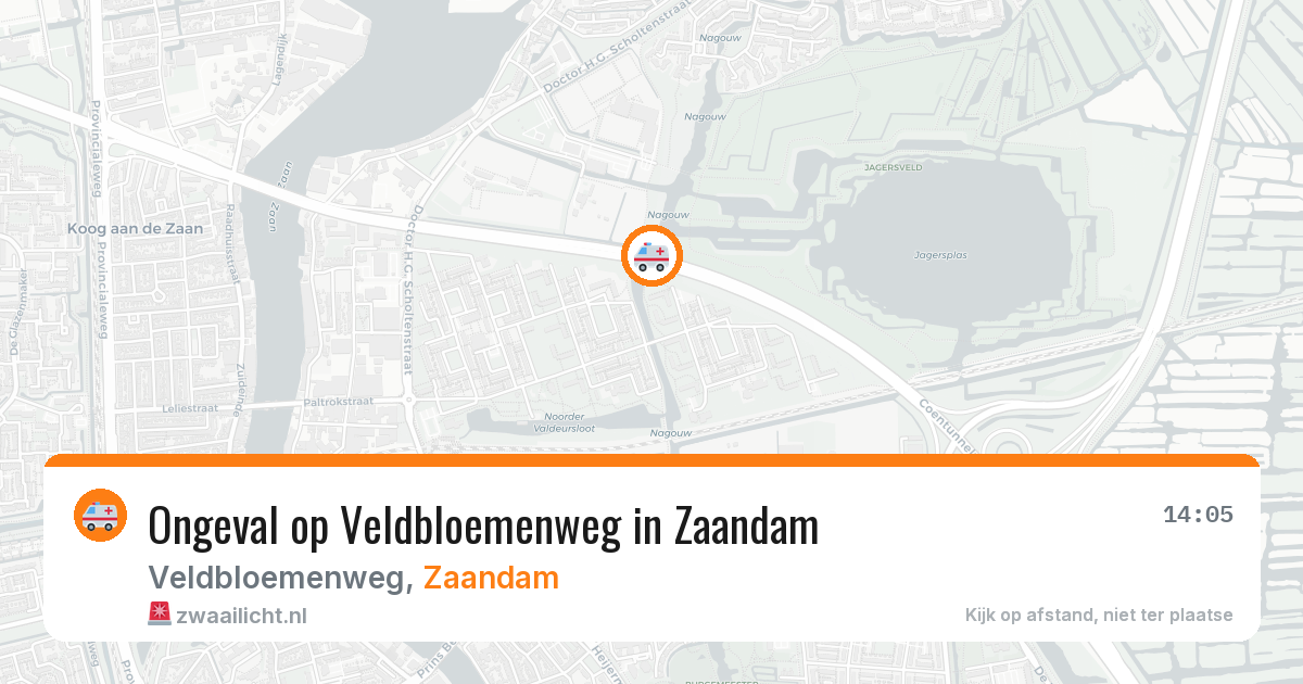 Ongeval op Veldbloemenweg in Zaandam — 17 jan 2026