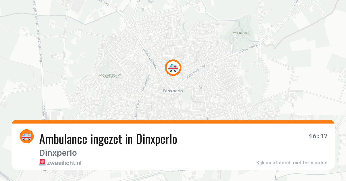 Ambulance ingezet in Dinxperlo — 7 aug 2026