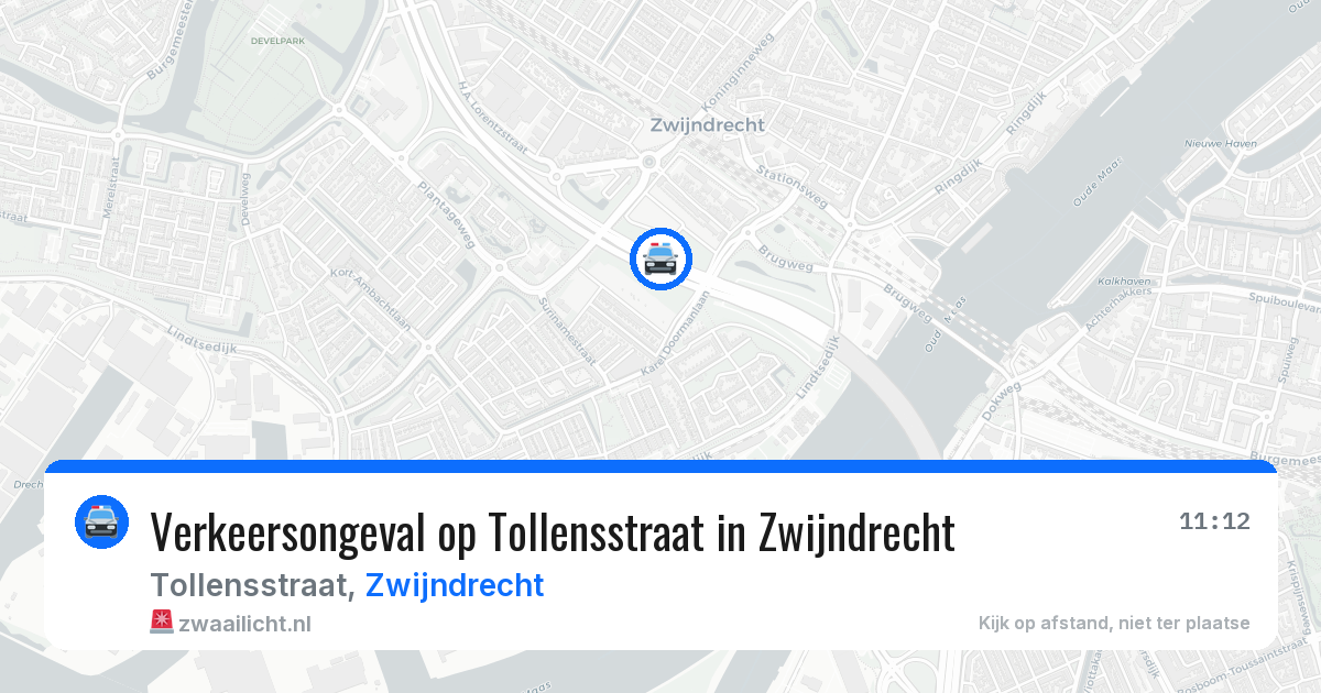 Verkeersongeval op Tollensstraat in Zwijndrecht — 2 aug 2026