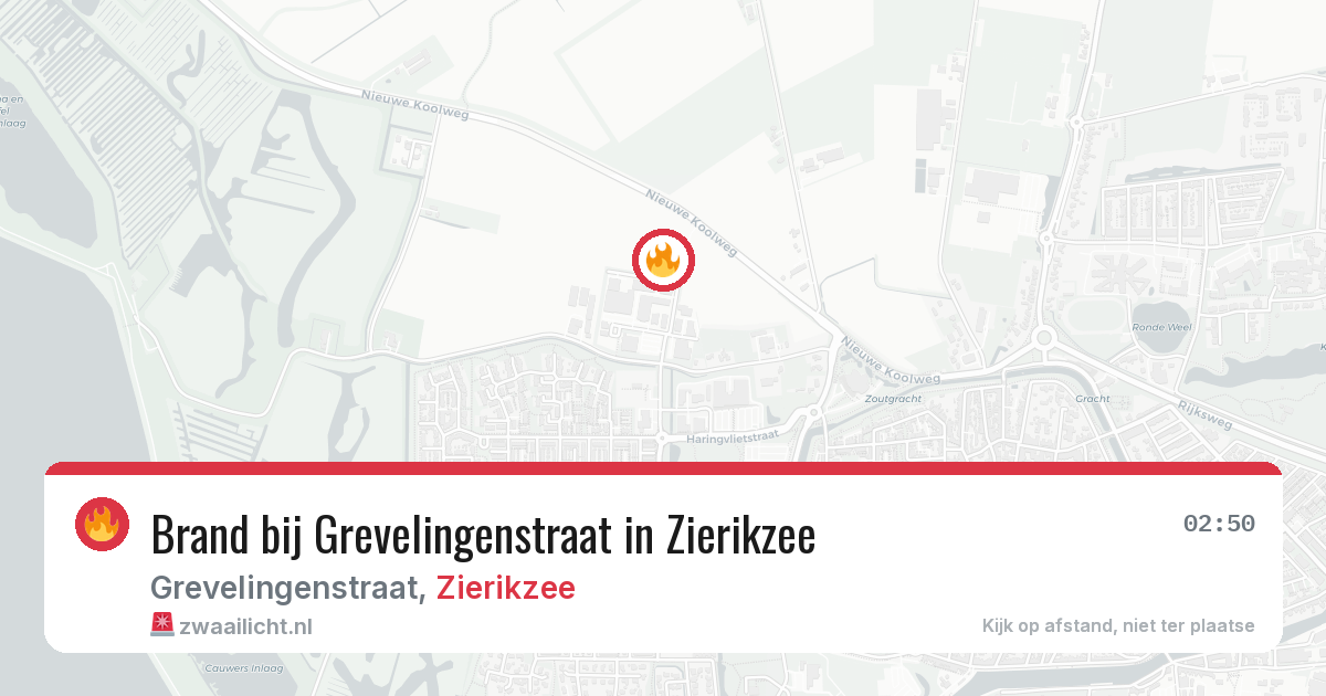 Brand bij Grevelingenstraat in Zierikzee — 7 jun 2026