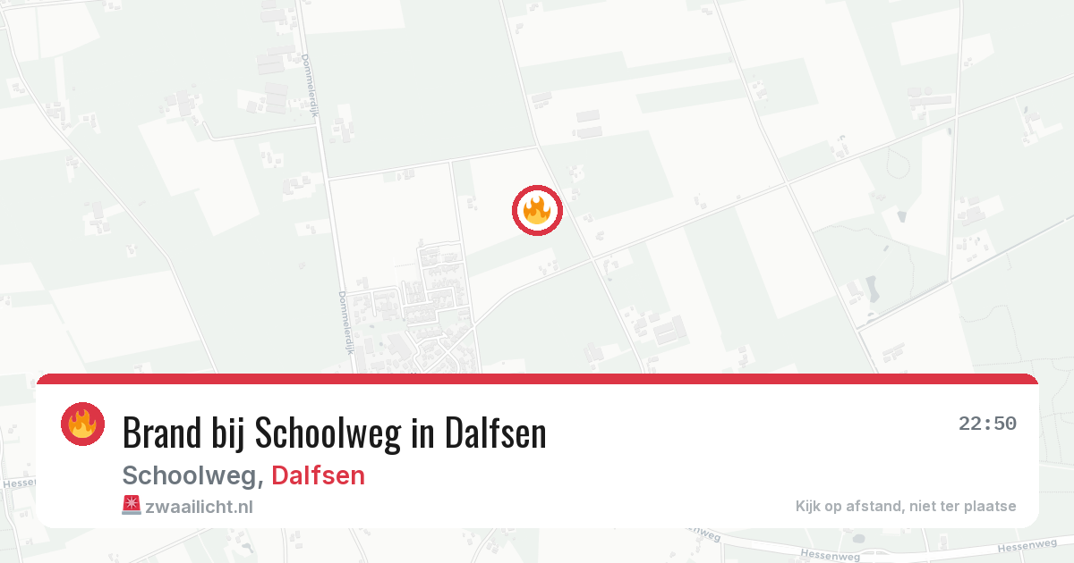 Brand bij Schoolweg in Dalfsen — 19 jun 2026