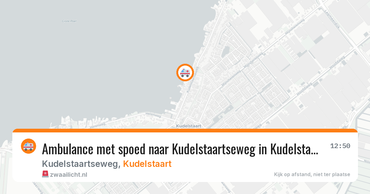 Ambulance met spoed naar Kudelstaartseweg in Kudelstaart — 24 jun 2026