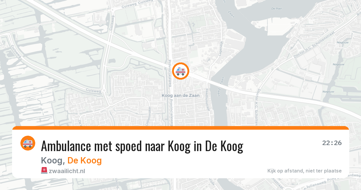 Ambulance met spoed naar Koog in De Koog — 30 apr 2026