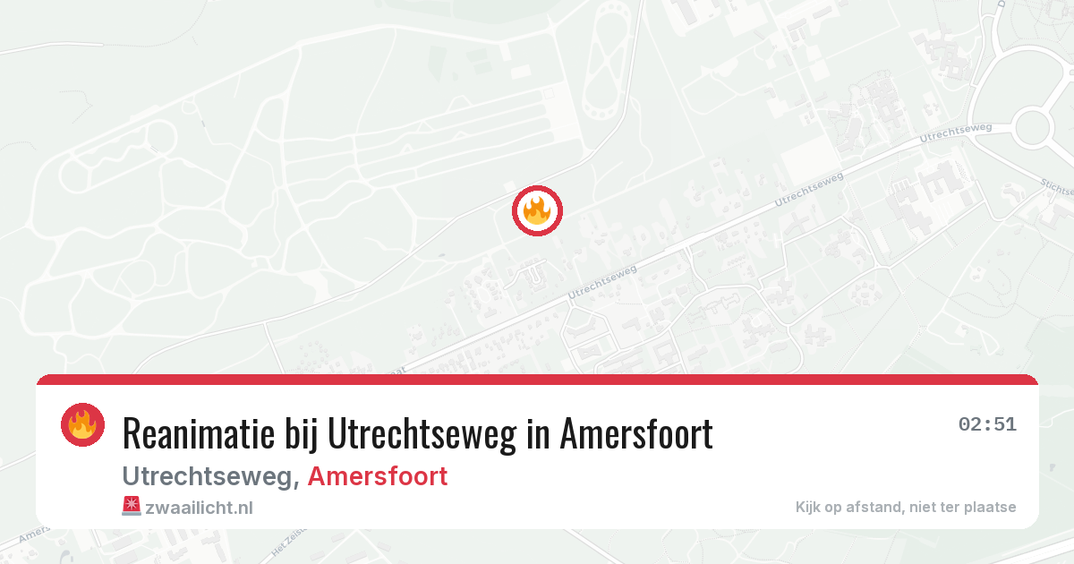 Reanimatie bij Utrechtseweg in Amersfoort — 14 feb 2026