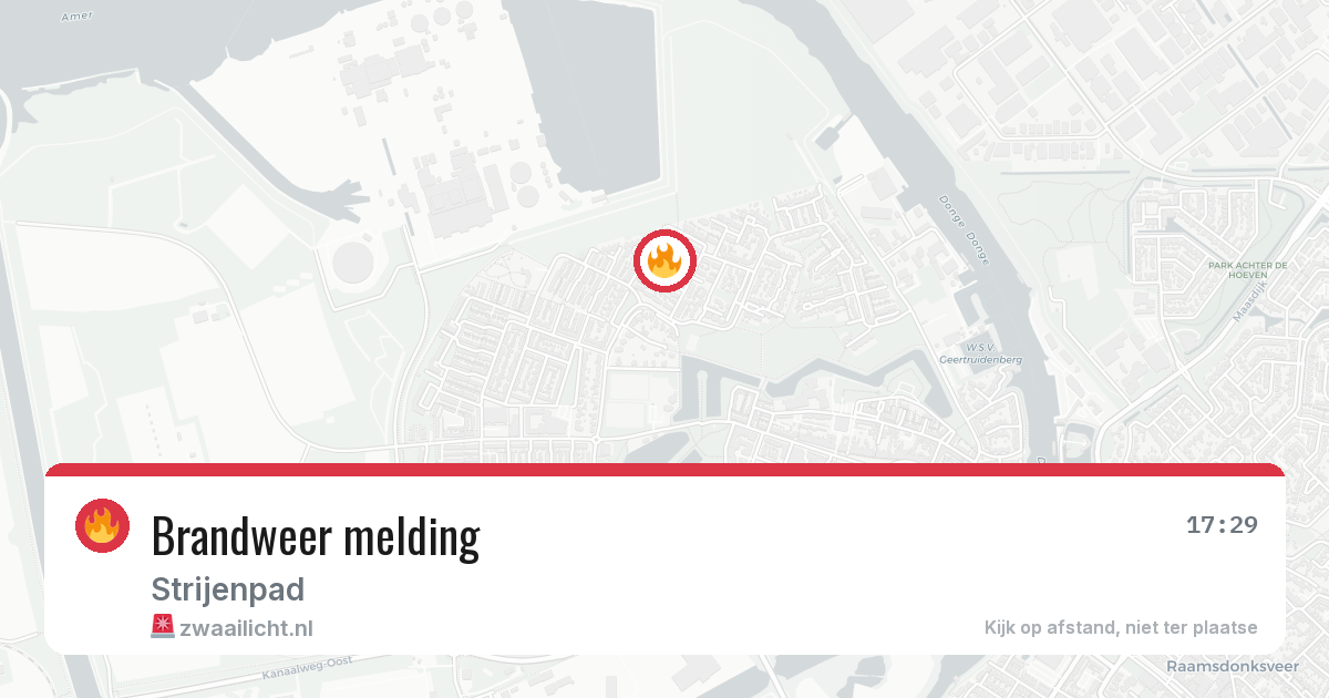Brandweer melding — 5 jul 2026