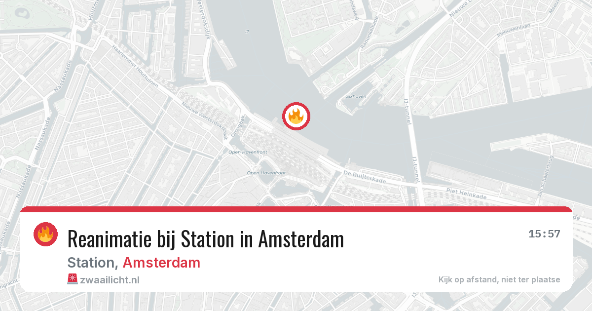 Reanimatie bij Station in Amsterdam — 4 mei 2026