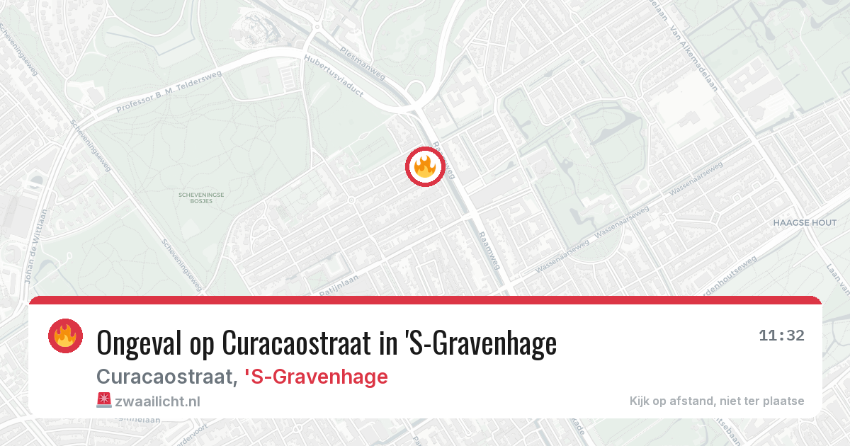 Ongeval op Curacaostraat in 'S-Gravenhage — 4 jun 2026