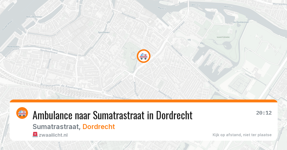 Ambulance naar Sumatrastraat in Dordrecht — 23 jun 2026