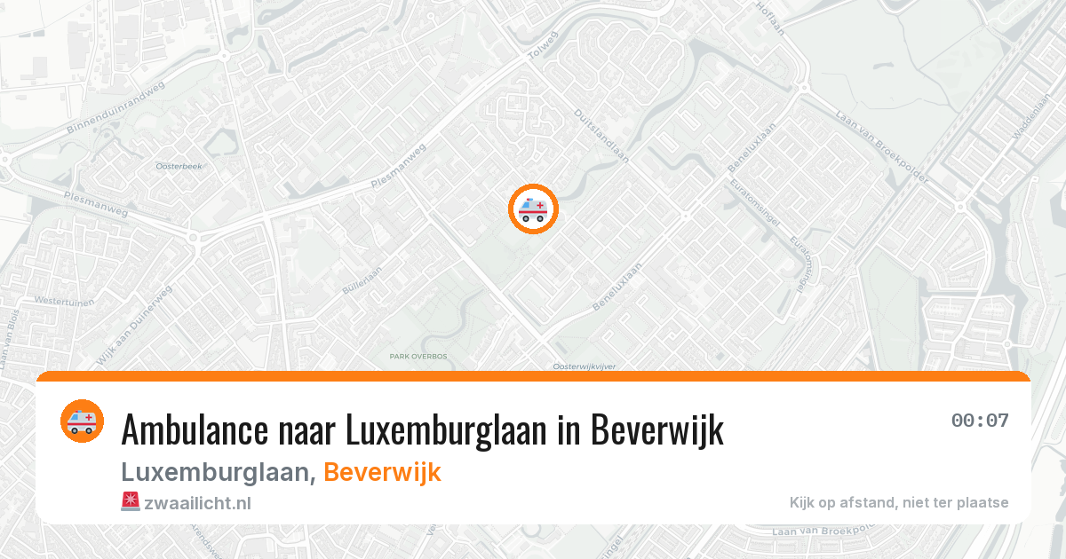 Ambulance naar Luxemburglaan in Beverwijk — 28 jan 2026