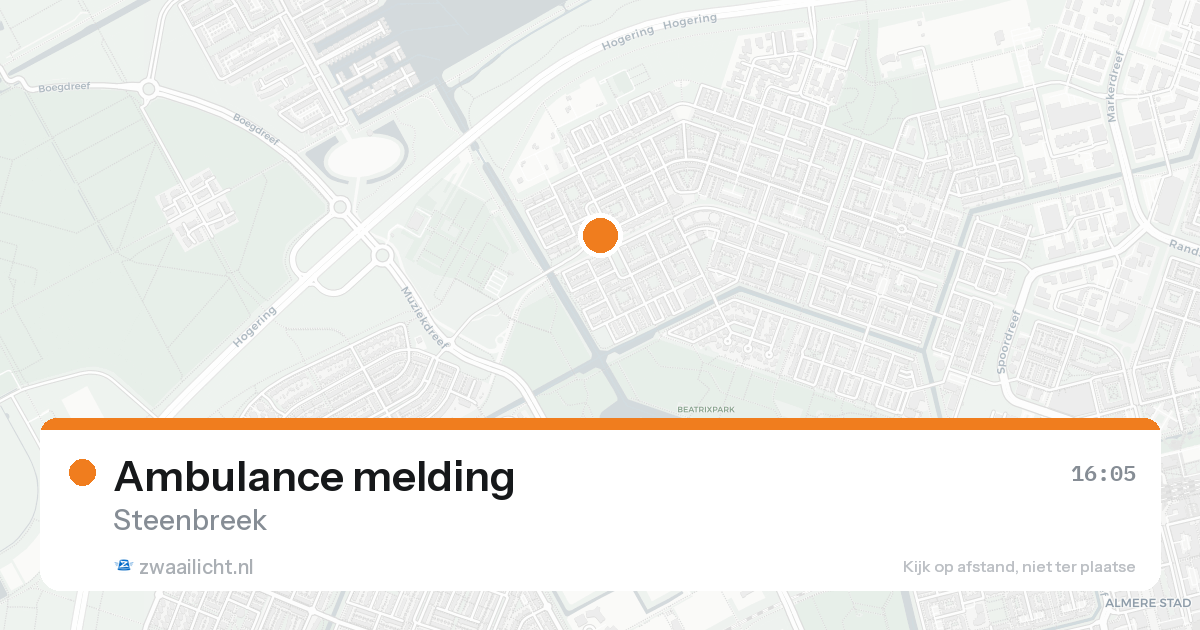 Ambulance melding — 7 feb 2026