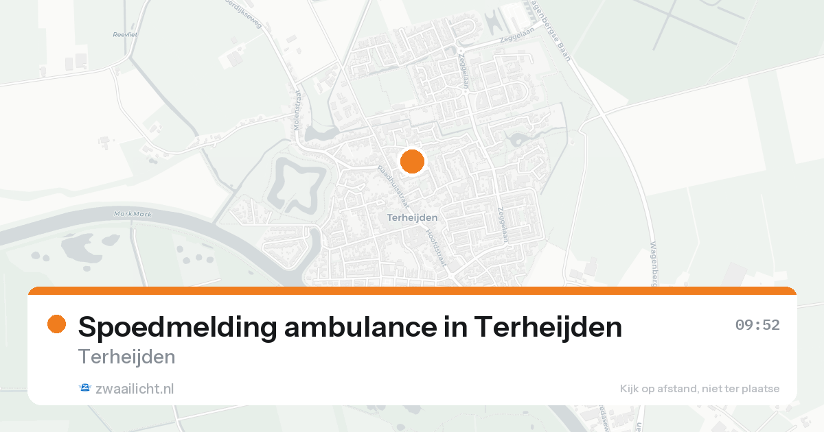 Spoedmelding ambulance in Terheijden — 8 feb 2026