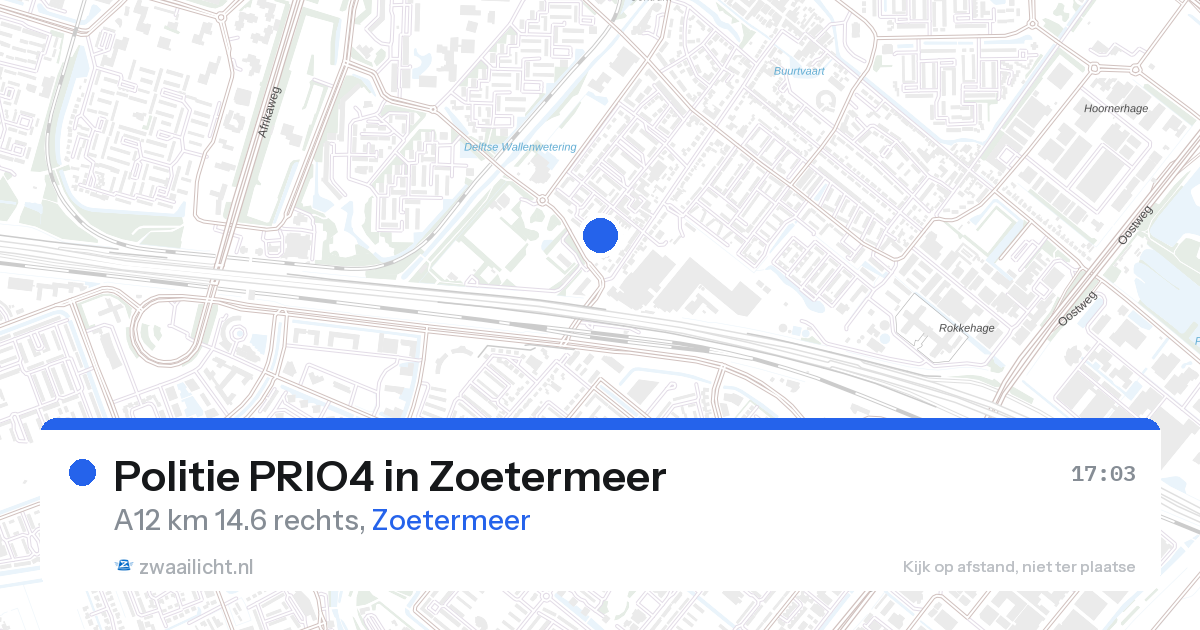 Politie PRIO4 in Zoetermeer — 27 aug 2026 | 🚨 Zwaailicht.nl