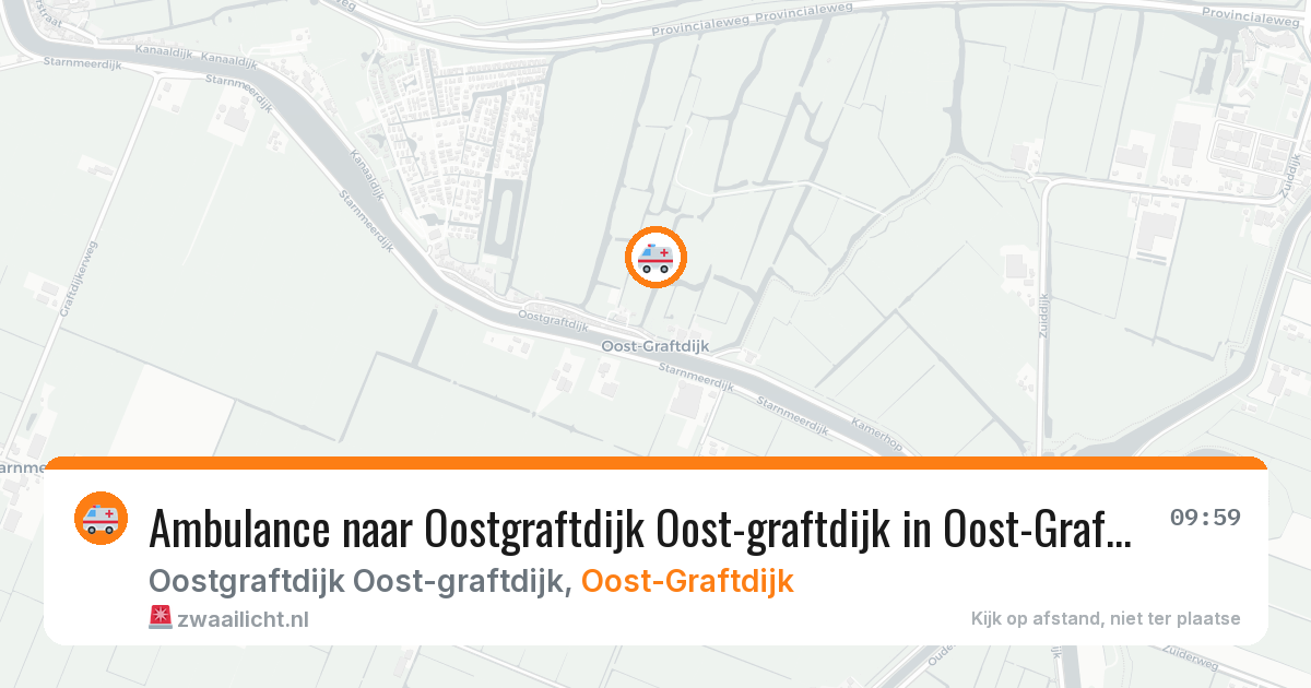Ambulance naar Oostgraftdijk Oost-graftdijk in Oost-Graftdijk — 27 feb 2026