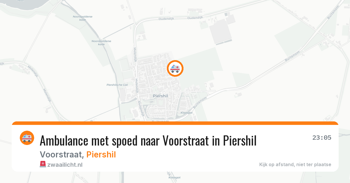 Ambulance met spoed naar Voorstraat in Piershil — 26 jan 2026