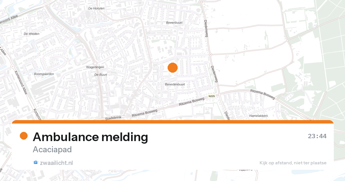 Ambulance melding — 8 mei 2026