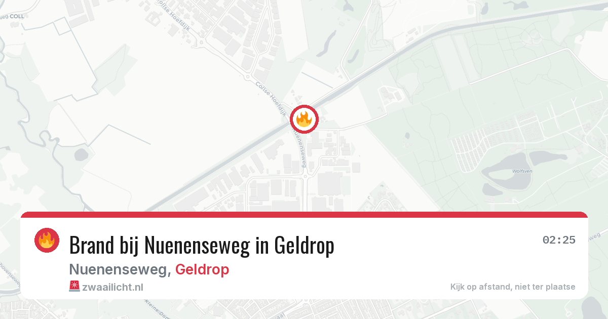 Brand bij Nuenenseweg in Geldrop — 28 jun 2026