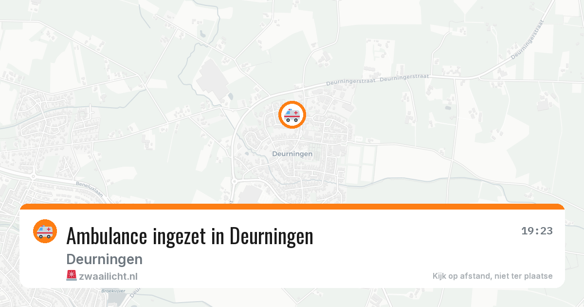 Ambulance ingezet in Deurningen — 18 jul 2026