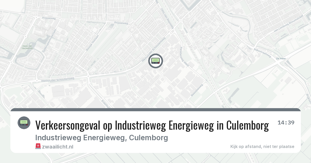 Verkeersongeval op Industrieweg Energieweg in Culemborg — 4 feb 2026