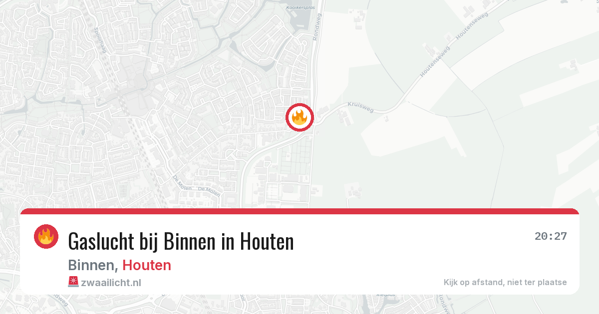 Gaslucht bij Binnen in Houten — 9 feb 2026