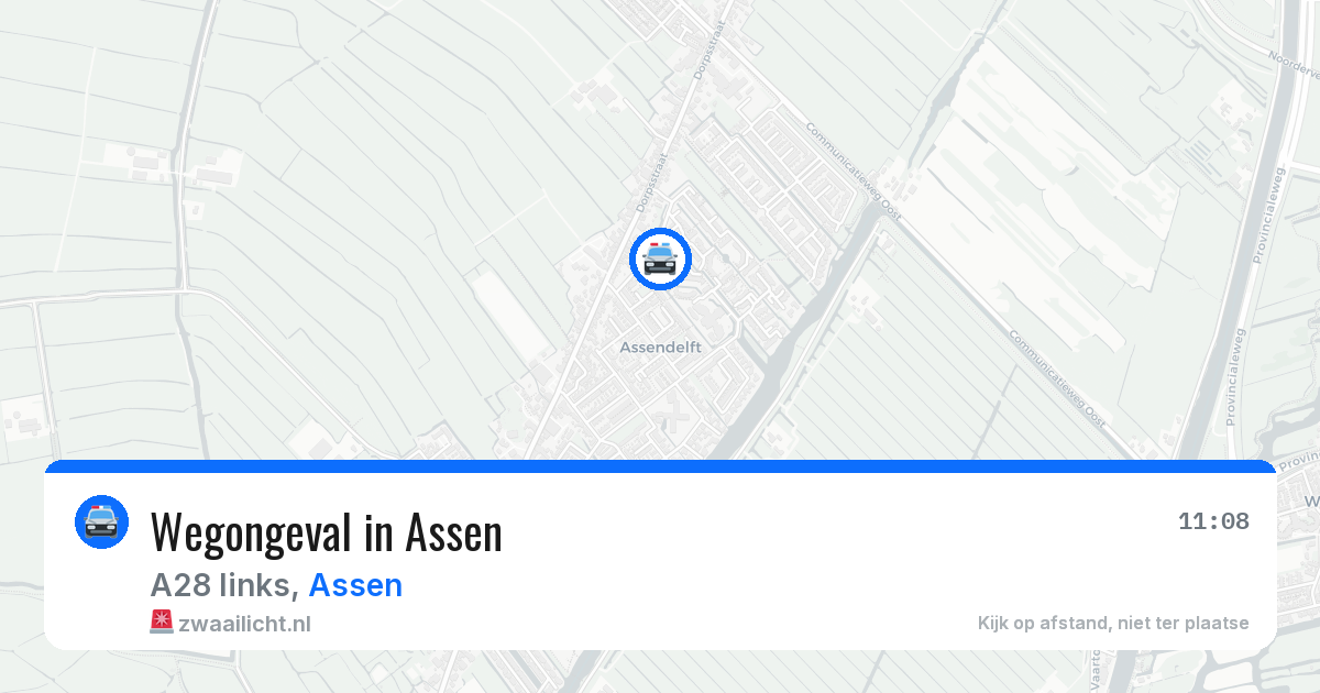 Wegongeval in Assen — 29 jan 2026