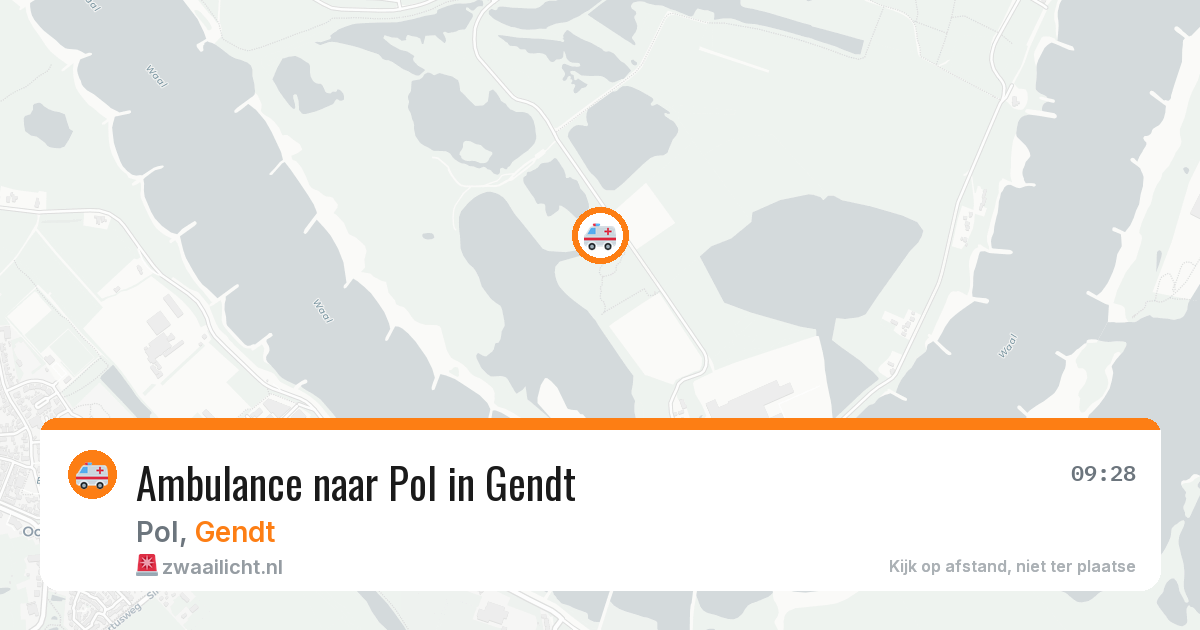 Ambulance naar Pol in Gendt — 6 jun 2026