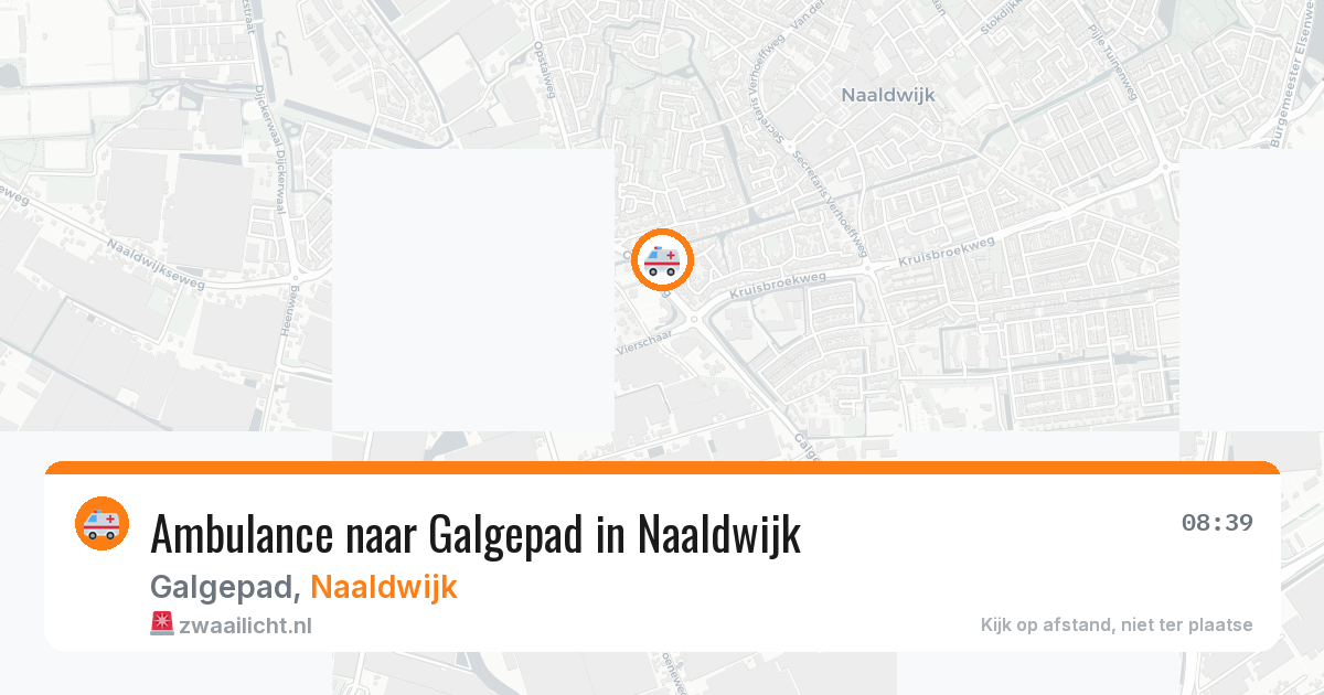 Ambulance naar Galgepad in Naaldwijk — 11 aug 2026