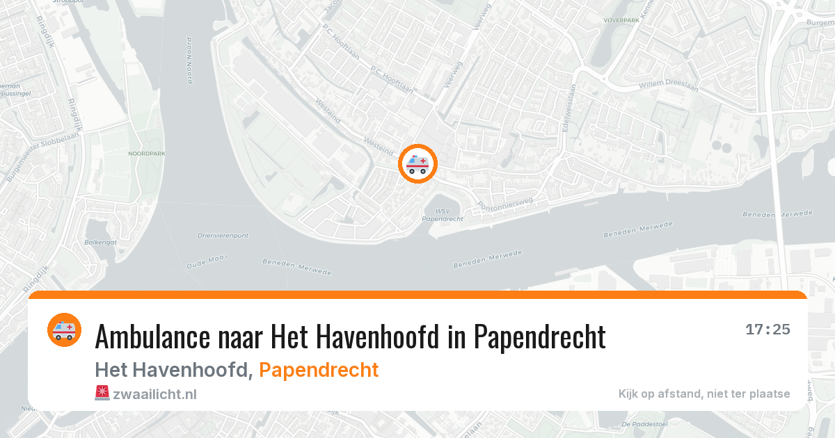 Ambulance naar Het Havenhoofd in Papendrecht — 27 apr 2026