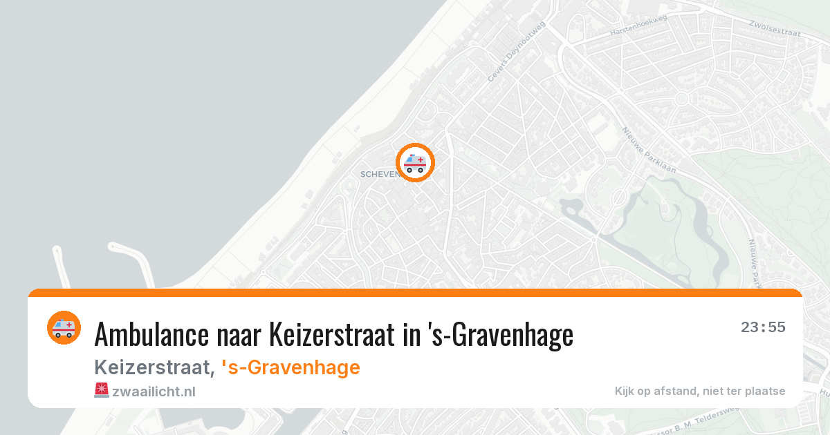Ambulance naar Keizerstraat in 's-Gravenhage — 13 jun 2026