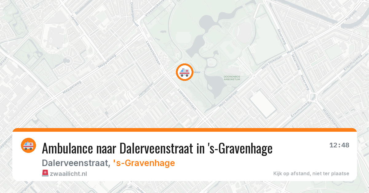 Ambulance naar Dalerveenstraat in 's-Gravenhage — 31 jul 2026