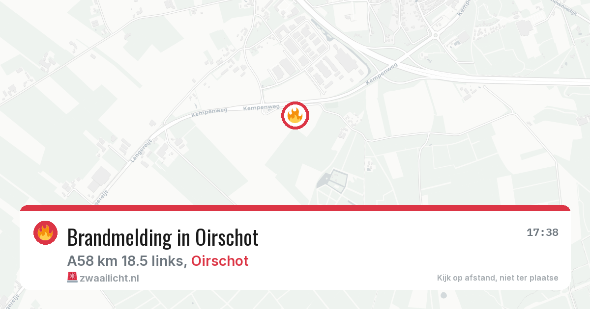 Brandmelding in Oirschot — 2 aug 2026