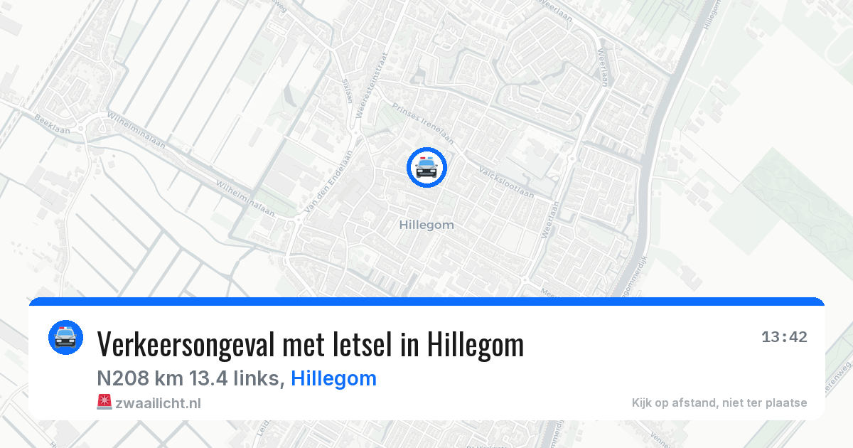 Verkeersongeval met letsel in Hillegom — 10 jun 2026