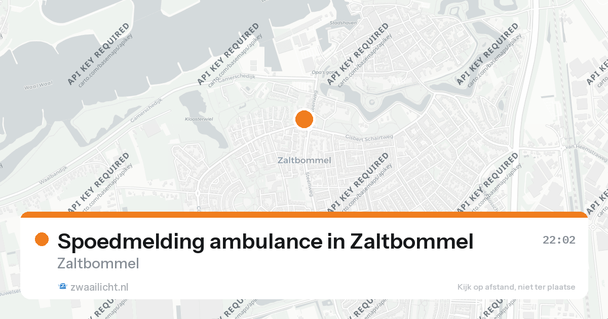 Spoedmelding ambulance in Zaltbommel — 31 jan 2026