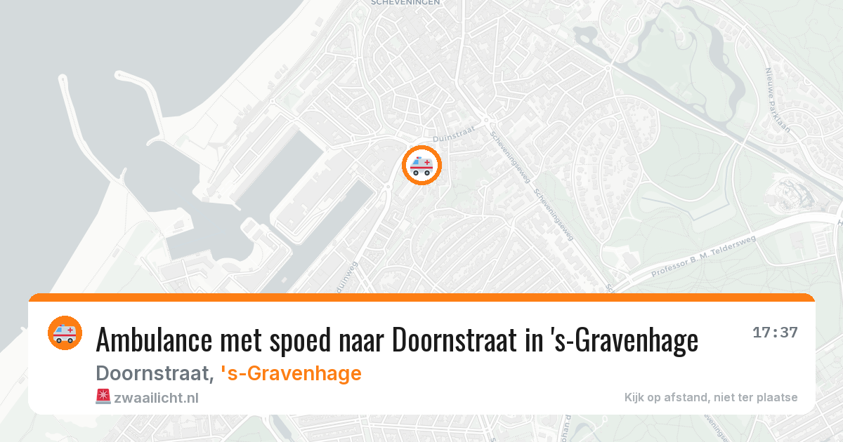 Ambulance met spoed naar Doornstraat in 's-Gravenhage — 30 jun 2026
