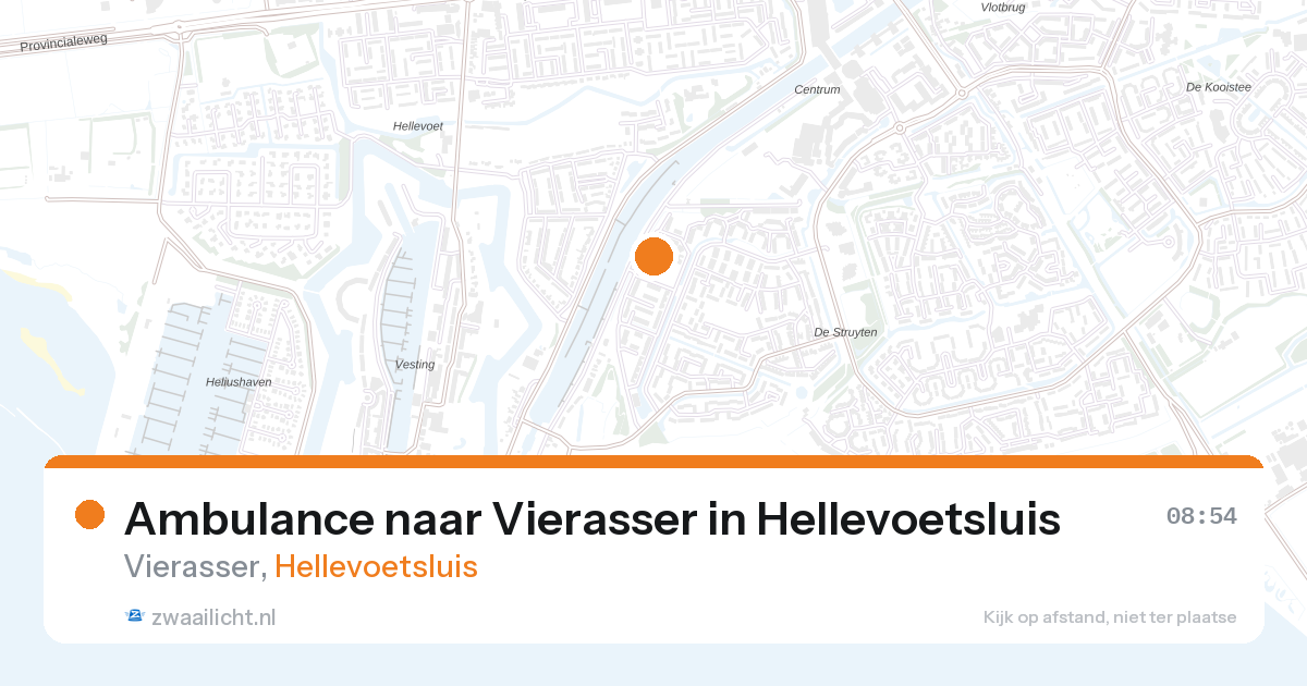 Ambulance naar Vierasser in Hellevoetsluis — 28 aug 2026