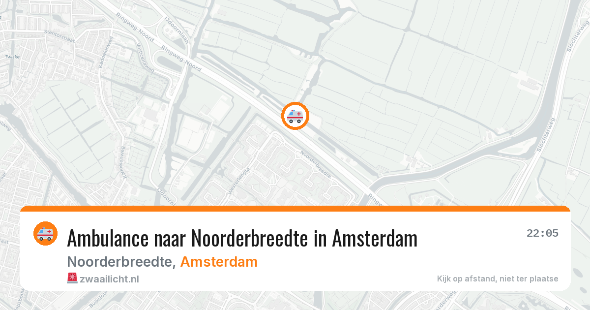 Ambulance naar Noorderbreedte in Amsterdam — 29 jan 2026