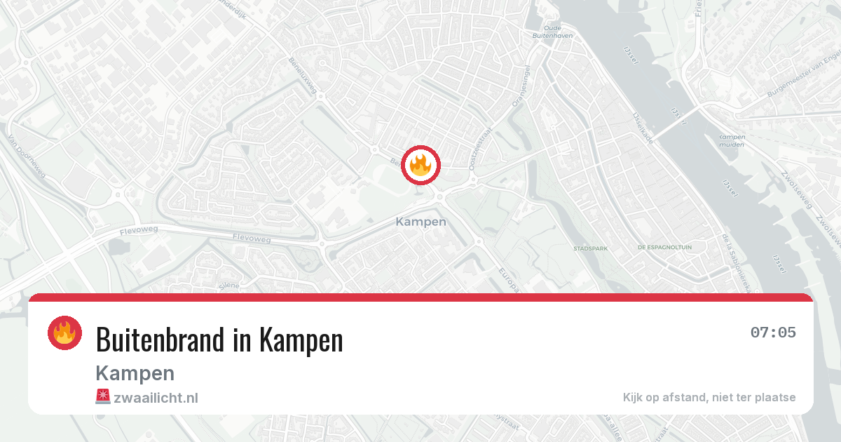 Buitenbrand in Kampen — 3 aug 2026