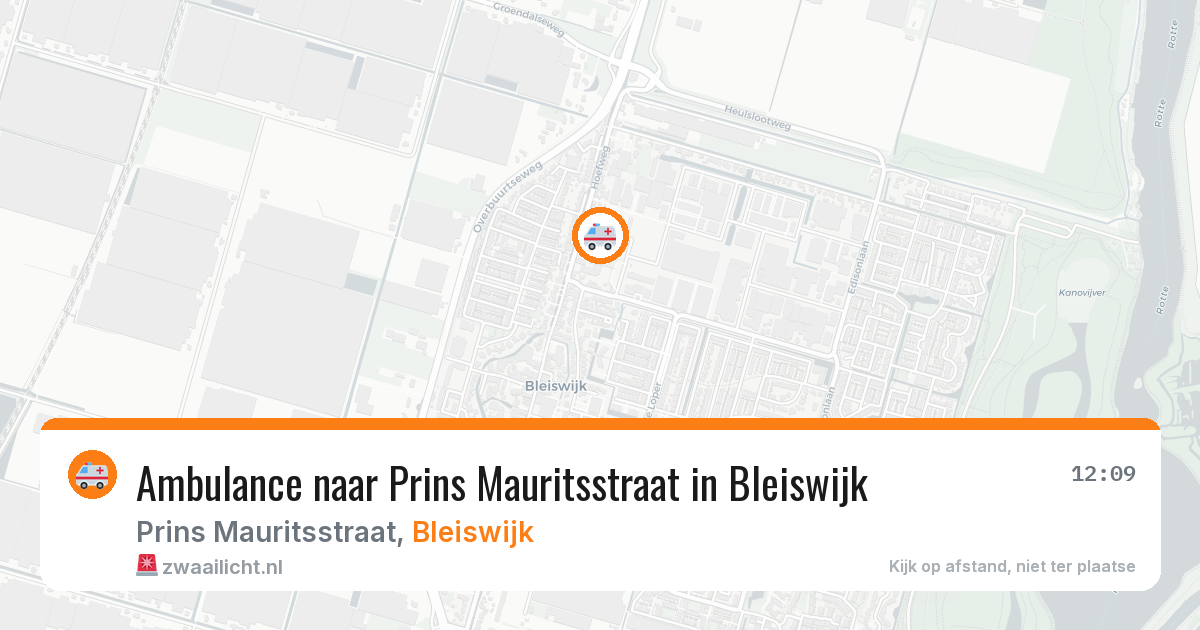 Ambulance naar Prins Mauritsstraat in Bleiswijk — 27 mei 2026