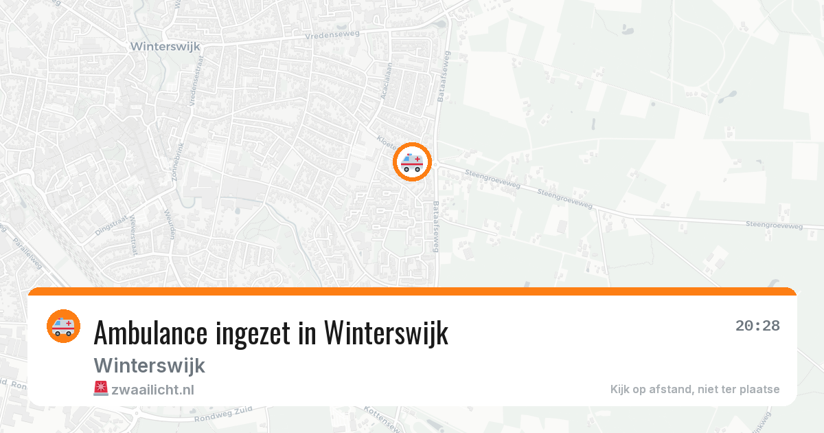 Ambulance ingezet in Winterswijk — 12 apr 2026